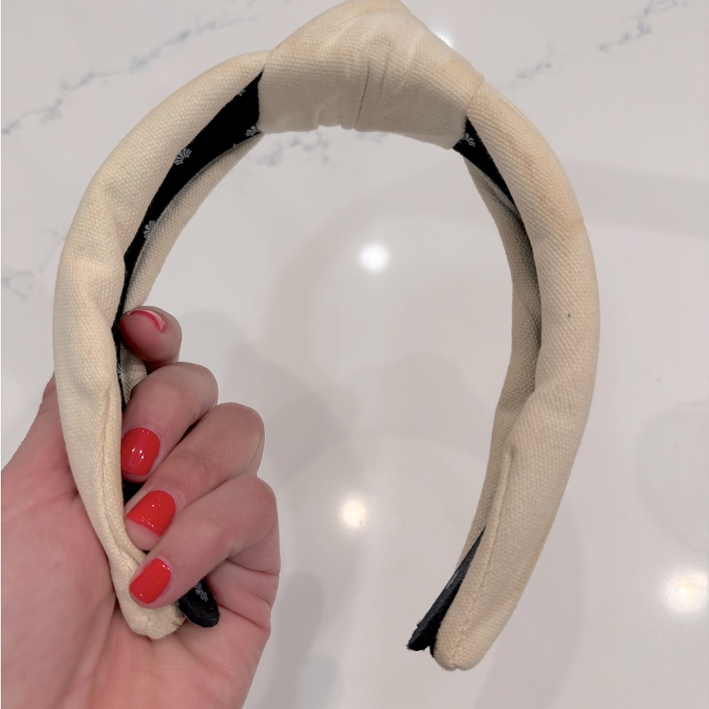 lele sadoughi - Woven Knot Headband - ivory